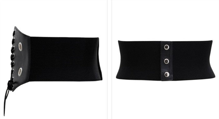 Lace-up tie belt Girdle