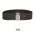 Women's Elastic Waistband Fashion Elastic Wide Belt