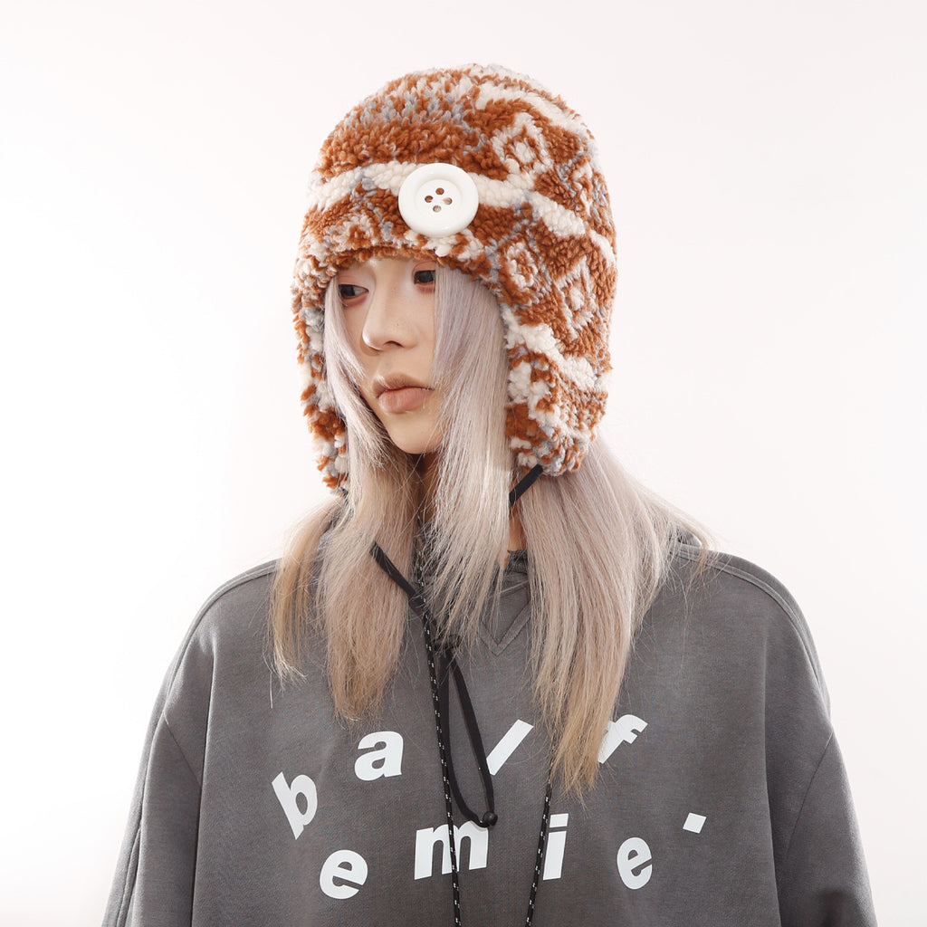 Retro Ethnic-style Totem Earflap Hat