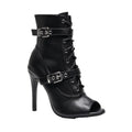 Black Hollow Summer Latin Dance High Heels Shoes