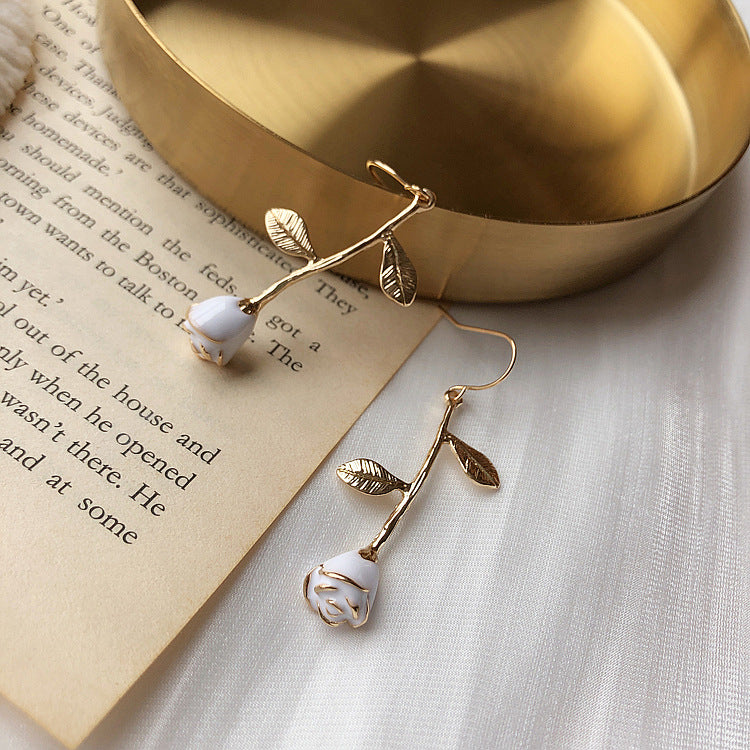 Simple Earrings Earrings Temperament Female Earrings Personality Dripping Oil