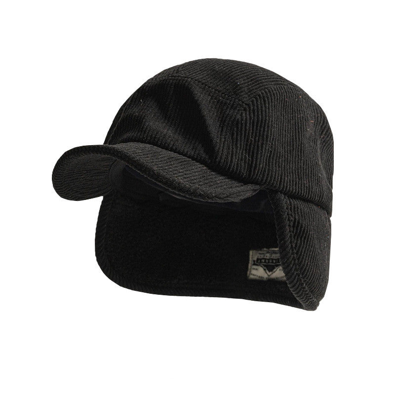 Niche Childrens Lei Feng Hat A Simple Versatile Corduroy Earflap Hat That Keeps Little Ones Warm