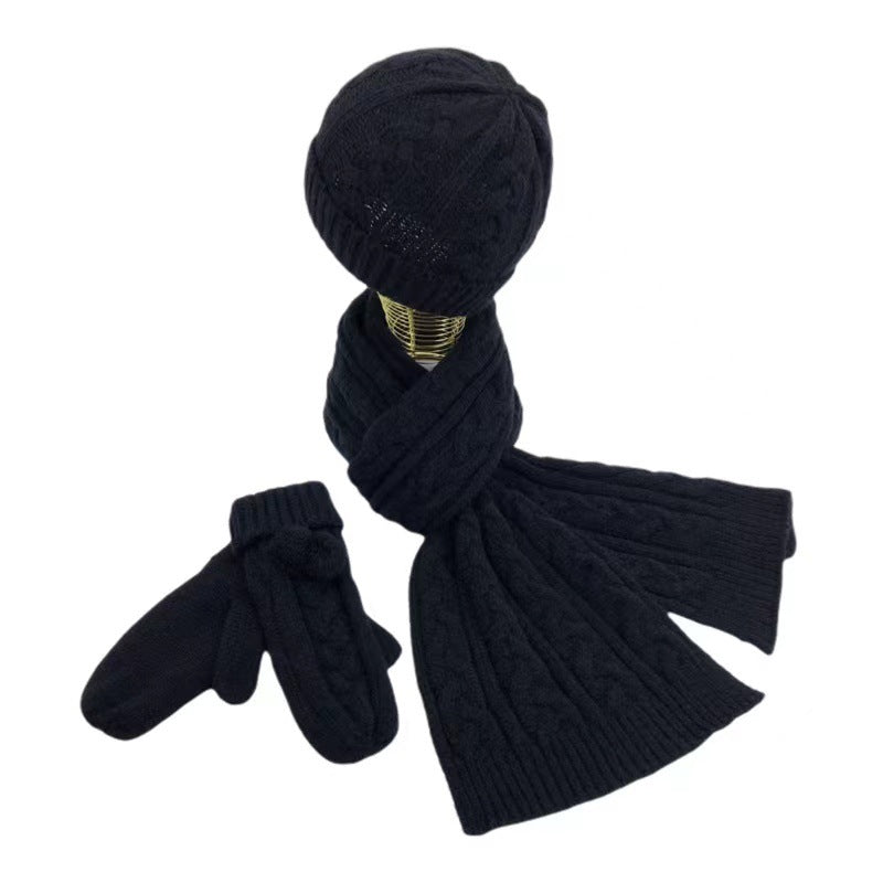 Men's And Women's Parent-child Warm Woolen Hats