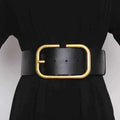 EAM-PU Leather Belt With Large Slit Buckle