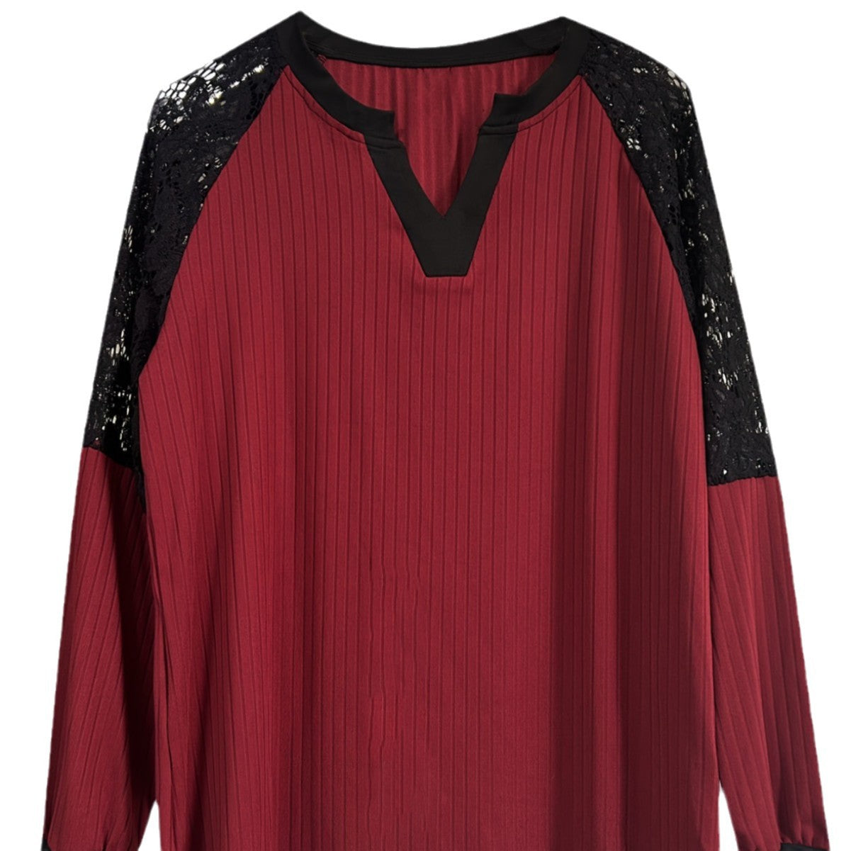 Retro Raglan Crewneck Sweatshirt For Women Loose And Versatile Style