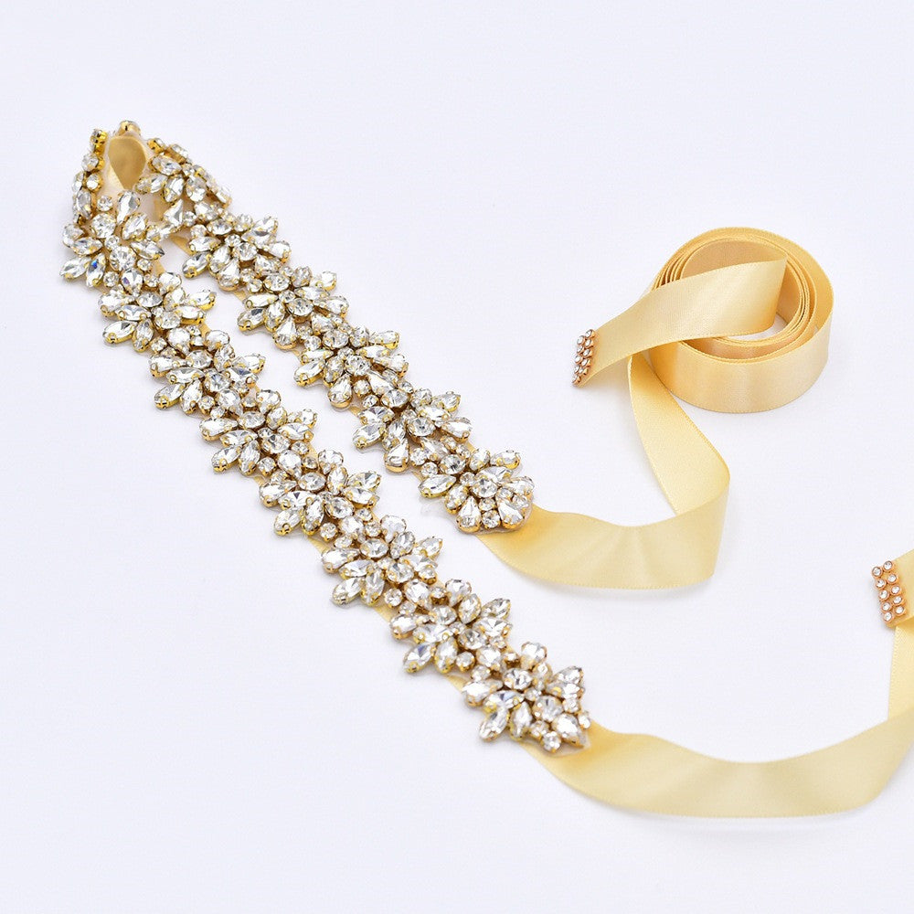 Handmade Luxury Rhinestone Sequin Belt
