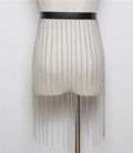 Concave Shape Versatile Long Tassel Chain Belt
