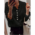 Women's Long Sleeve Ruffle Sweaters V Neck Lightweight Knitted Pullover Sweater Tops