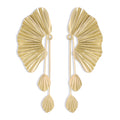 Scallop Earrings Earrings Leaf Earrings