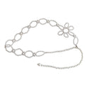 Women's One Flower Decorative Strap Pearl Waist Chain