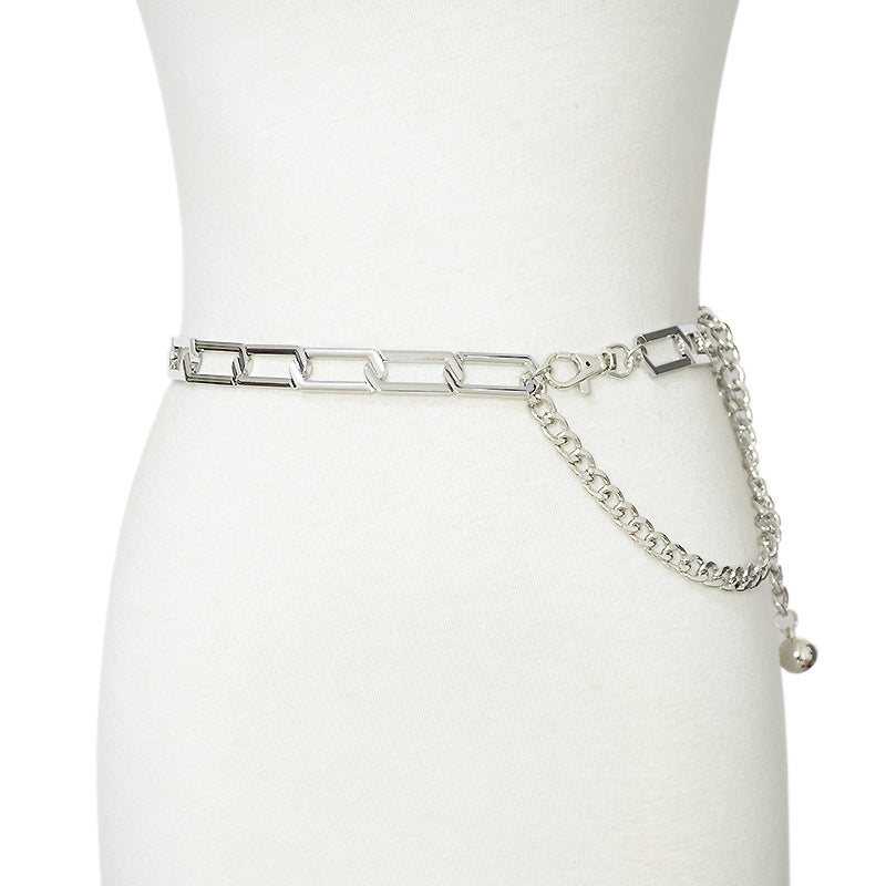 Small Metal Iron Chain Waist Chain Ladies Personalized Decoration